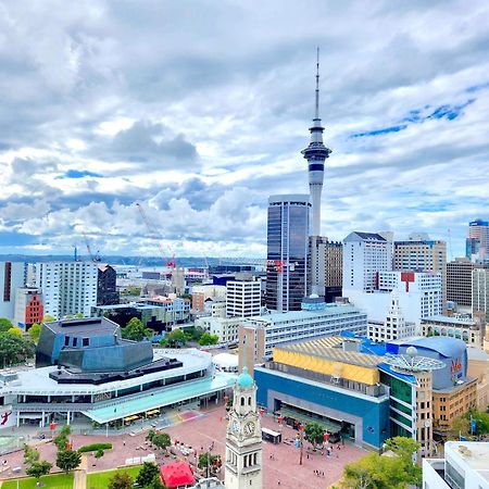 Skytower And City View 2 Bedroom Apartment On High Floor 奥克兰 外观 照片